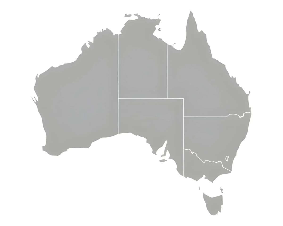Australia data center map