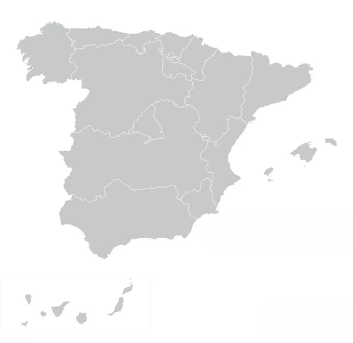 Spain data center map