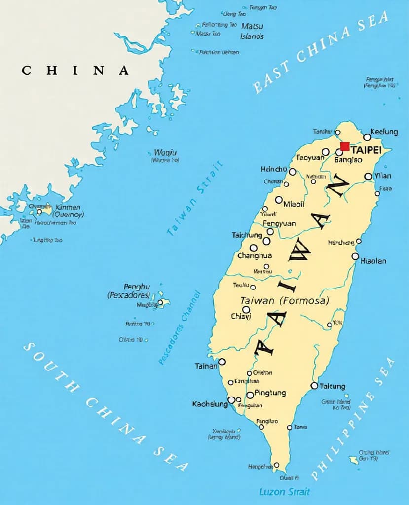 Taiwan data center map