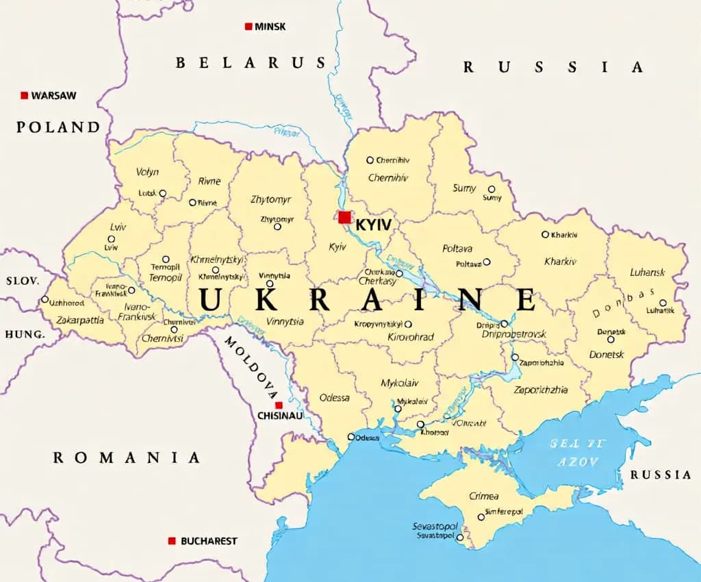 Ukraine data center map